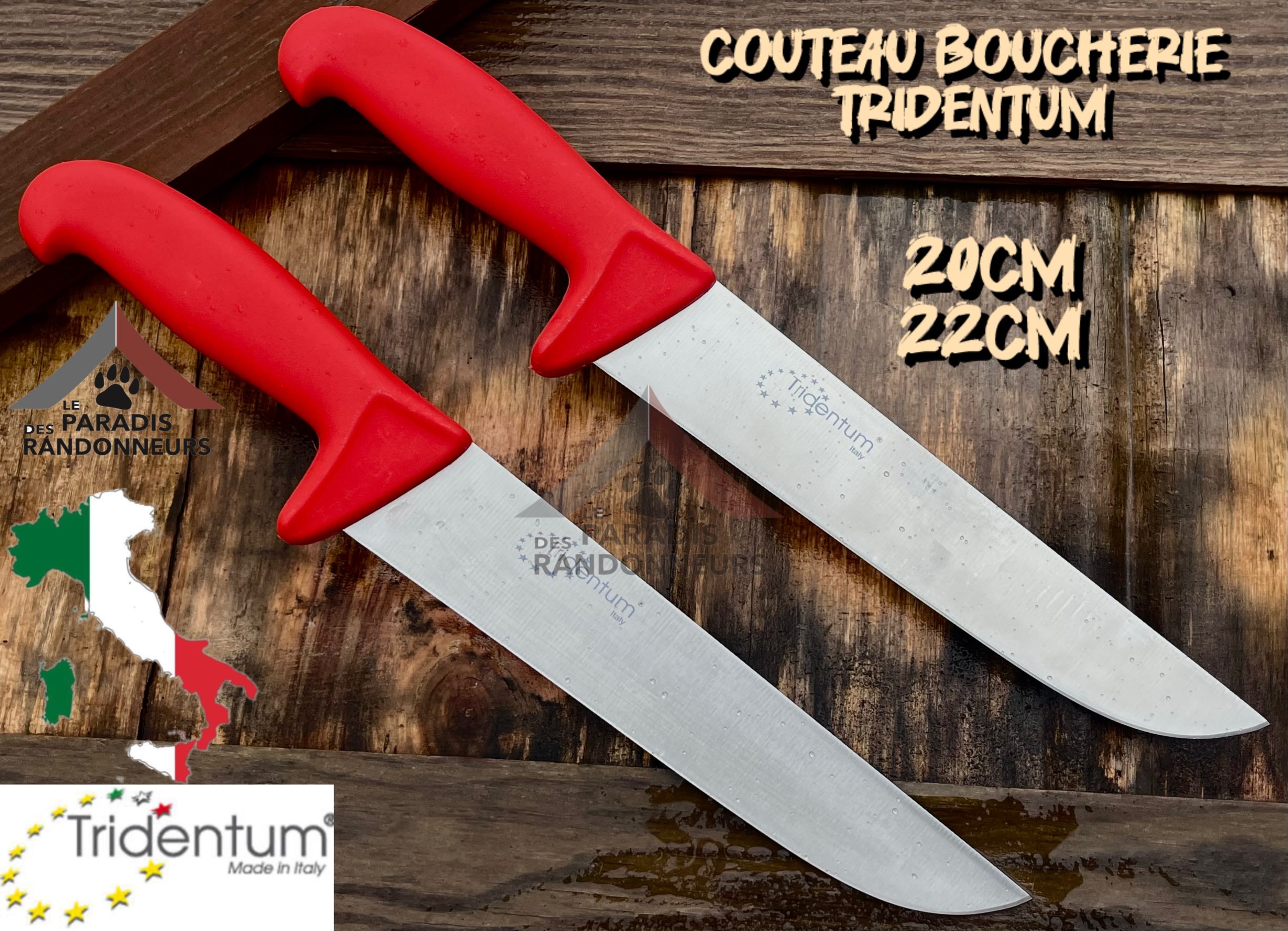 couteau boucher tridentum 22cm