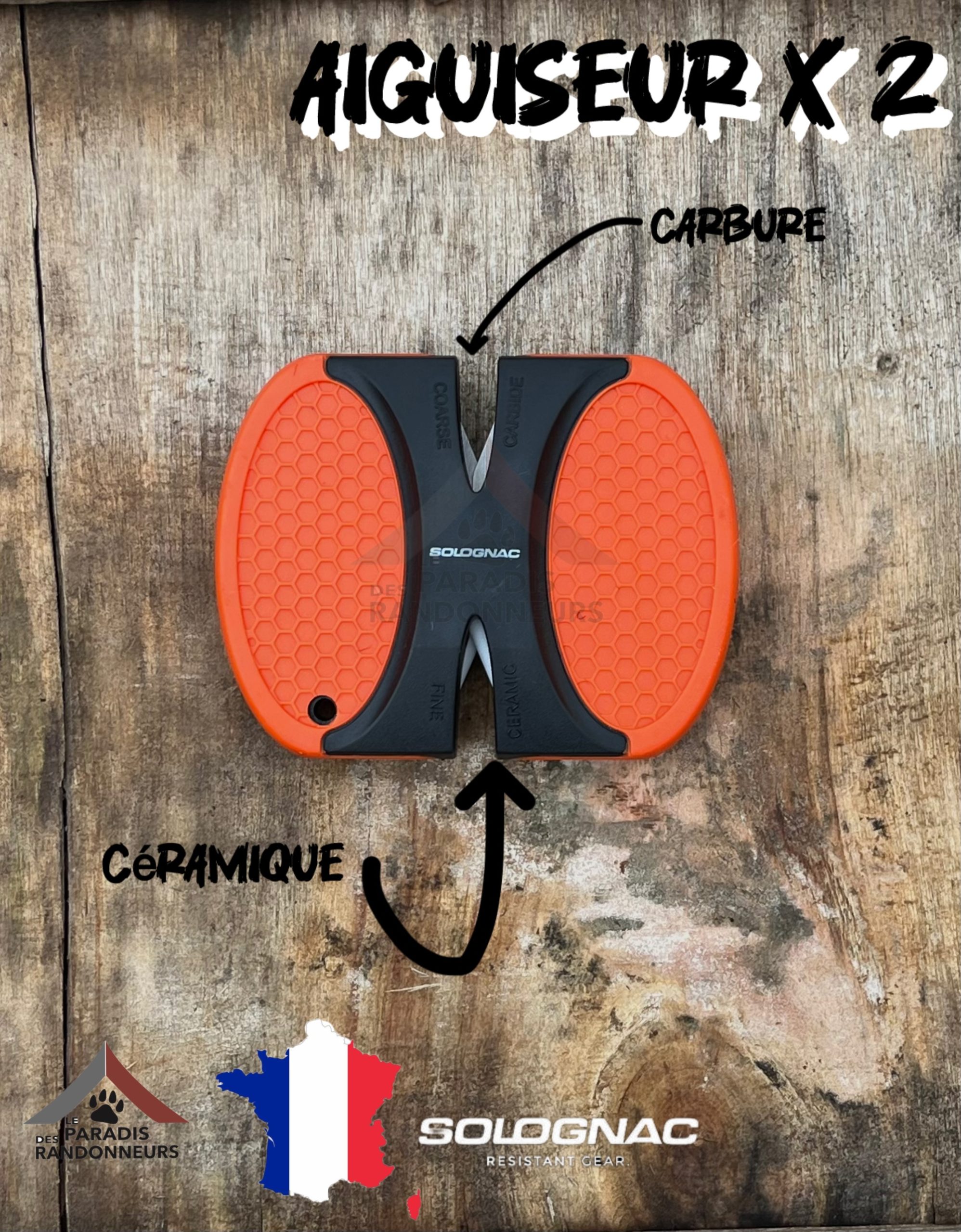 Kit de couteaux et aiguiseur pour venaison - الصورة 4