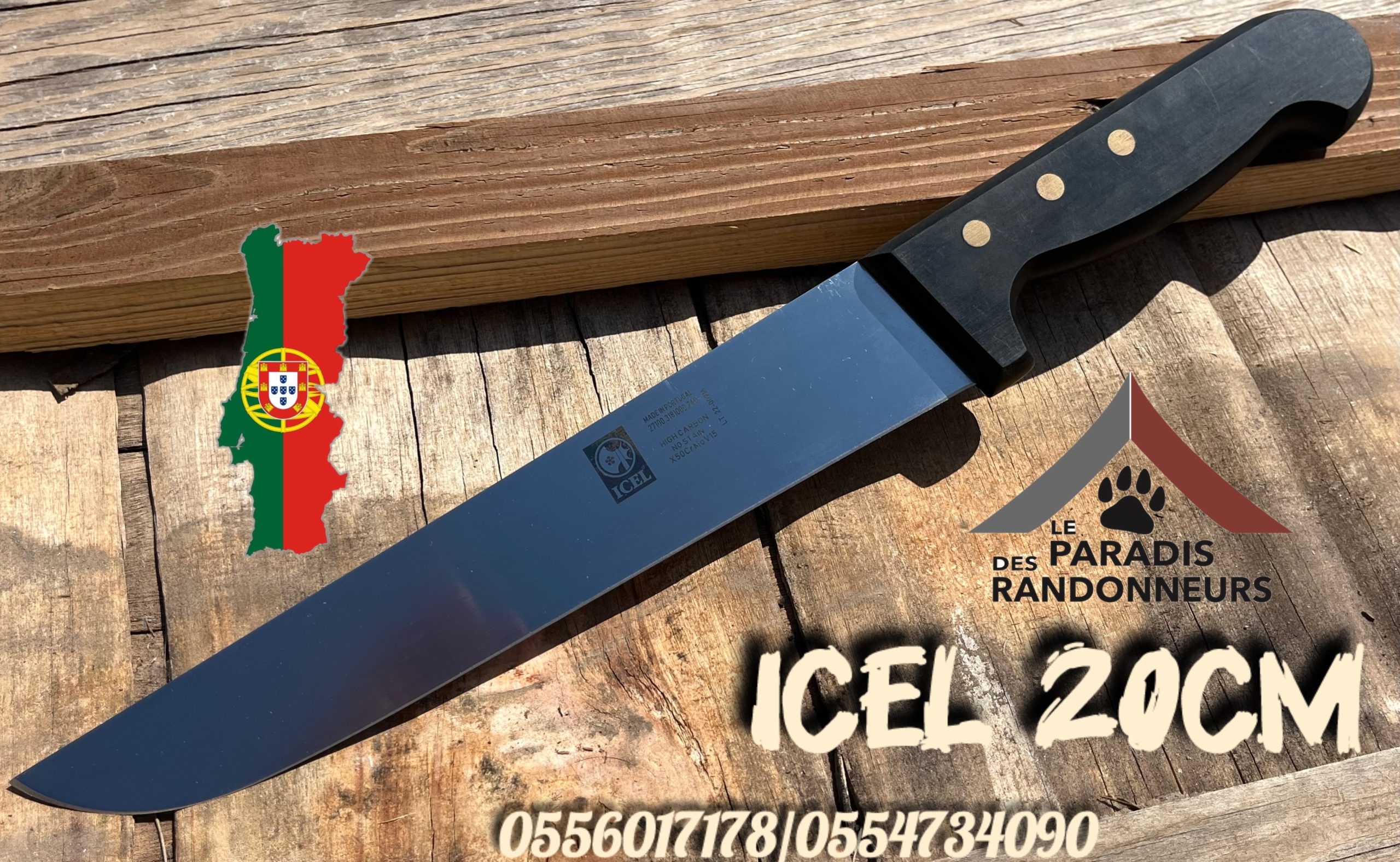 Couteau de boucher 20cm ICEL - الصورة 3