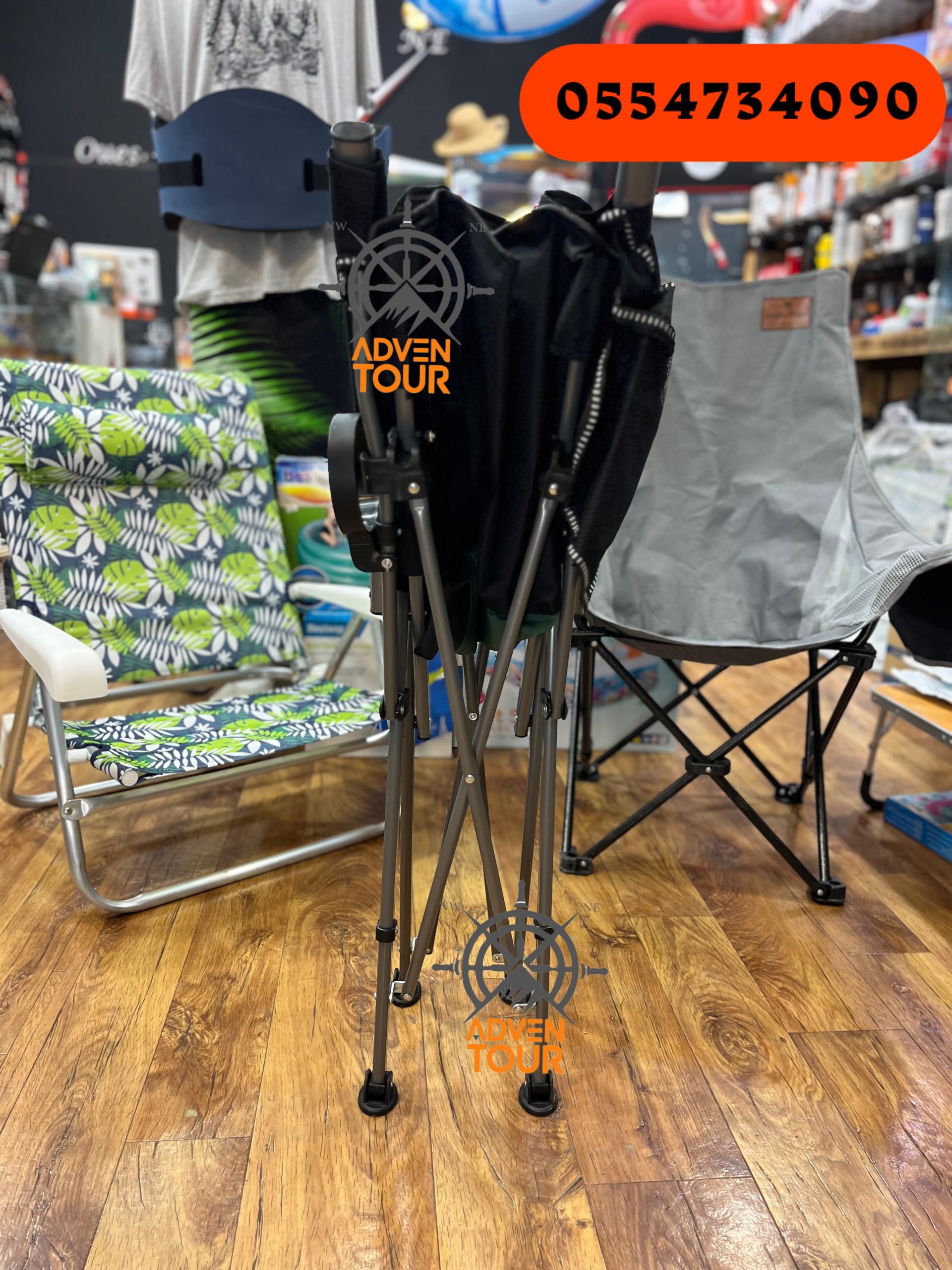 كرسي صيد وتخييم محمول – مريح، متين، وسهل الطي - الصورة 5