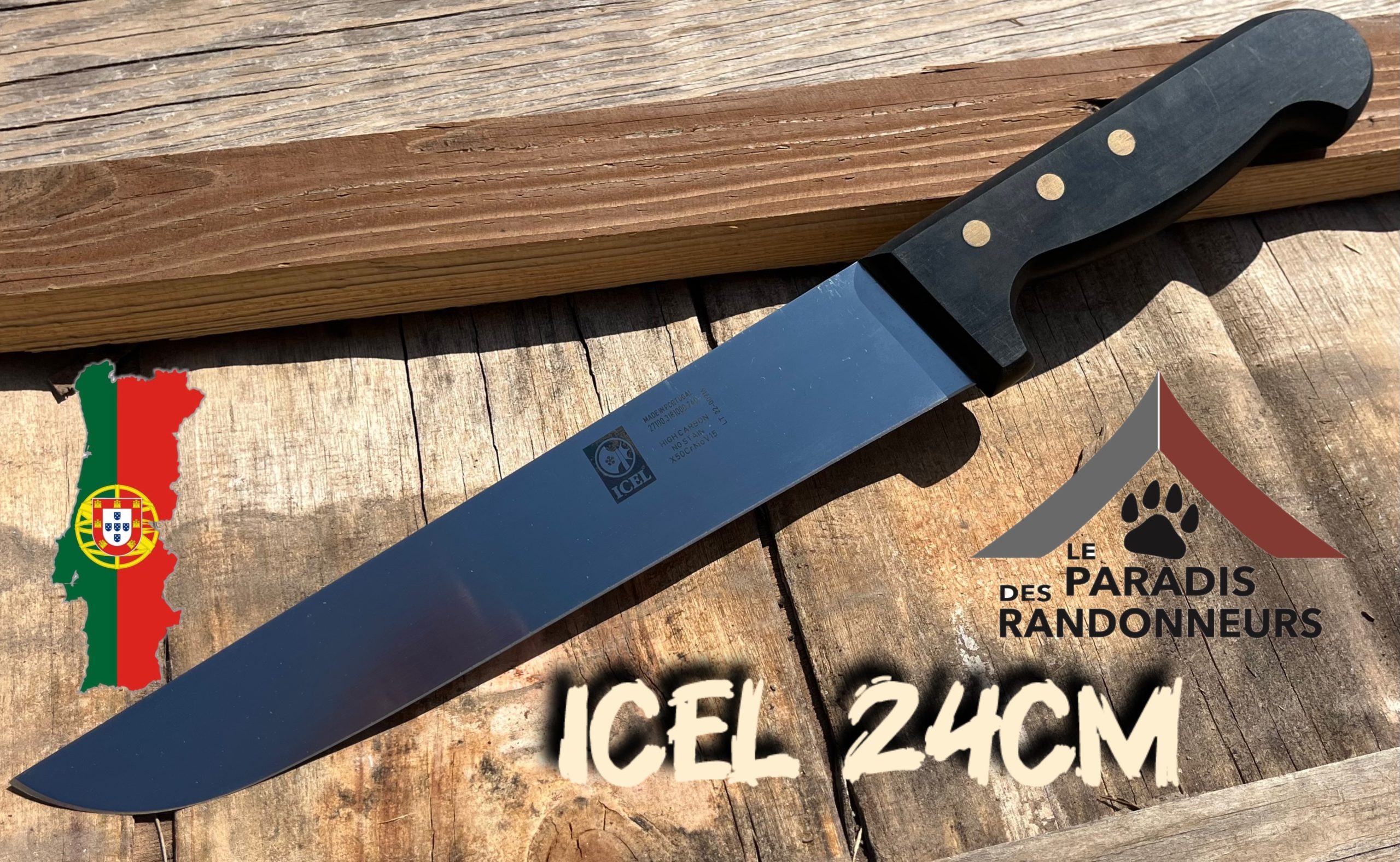 Couteau de boucher 24cm ICEL