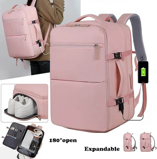 Sac à dos valise spacieux extensible 2 en 1 - الصورة 7