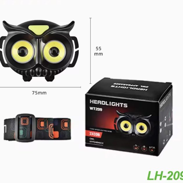 Lampe Frontale COB Portable – Multifonction à Piles AAA